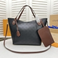 Replica Louis Vuitton Hina Mm- Black/Beige/Pink/White