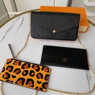 Replica Louis Vuitton Aaa-Leopard Felicie Pochette M64065