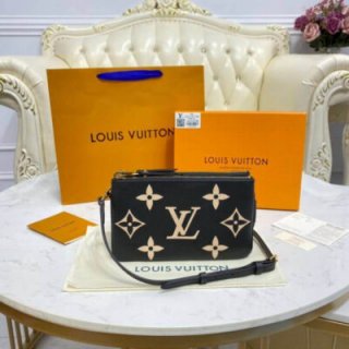 Replica Louis Vuitton Bicolor Double Zip Pochette M80787