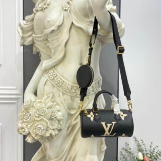 Replica Louis Vuitton Papillon Bb M45980 Black/Beige