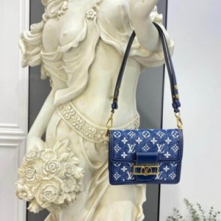 Replica Louis Vuitton Monogram Denim Mini Dauphine M59716