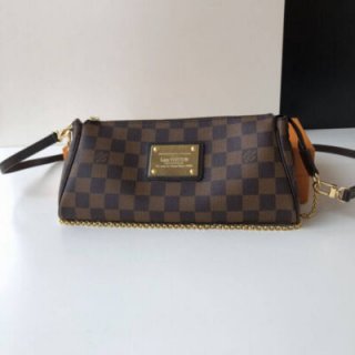 Replica Louis Vuitton Damier Ebene Canvas Eva Clutch N55213