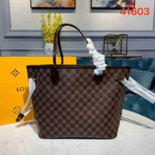 Replica Louis Vuitton Damier Ebene Canvas Neverfull Mm N41603 Pink