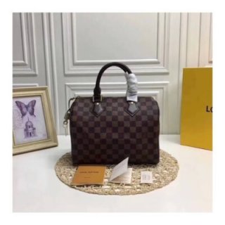 Replica Louis Vuitton Damier Ebene Canvas Speedy 25 N41365