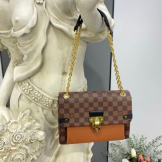 Replica Louis Vuitton Damier Ebene Canvas Vavin Pm N40110 Caramel