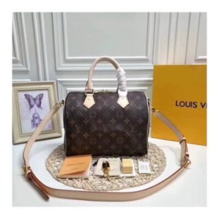 Replica Louis Vuitton Monogram Canvas Speedy Bandouliere 25 M41113