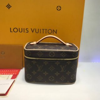 Replica Louis Vuitton Monogram Canvas Nice Cosmetic Mini M44495