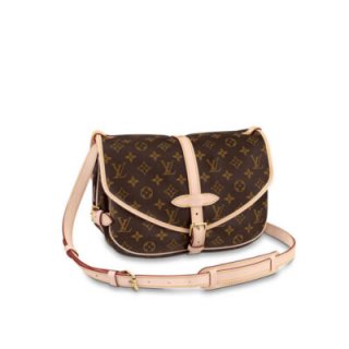 Replica Louis Vuitton Monogram Canvas Saumur Mm M40710