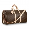 Sale! Replica Louis Vuitton Monogram Canvas Keepall Bandouliere 55 M41414