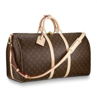 Sale! Replica Louis Vuitton Monogram Canvas Keepall Bandouliere 55 M41414