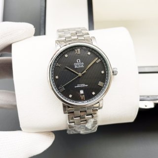 Replica OMEGA Women's Watches 1159 silver Frame - Black Dial