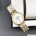 Replica OMEGA Women's Watches 1163 Gold Frame - White Dial