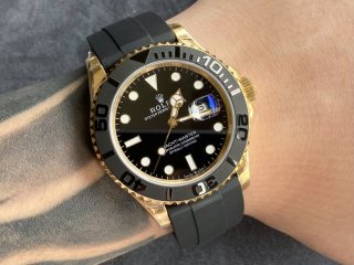 Replica Rolex Watches 1213 Gold-Black