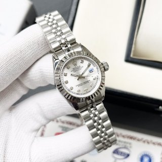 Replica Rolex Watches 1222 Silver-White