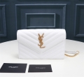 New YSL Tote 27720 White-Gold