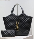 Special Offer YSL handabgs ICARE MAXI SHOPPING BAG IN QUILTED LAMBSKIN