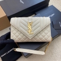 YSL New handbags replica 526286/600915 Cream-colored ballgowns w/gold buckle